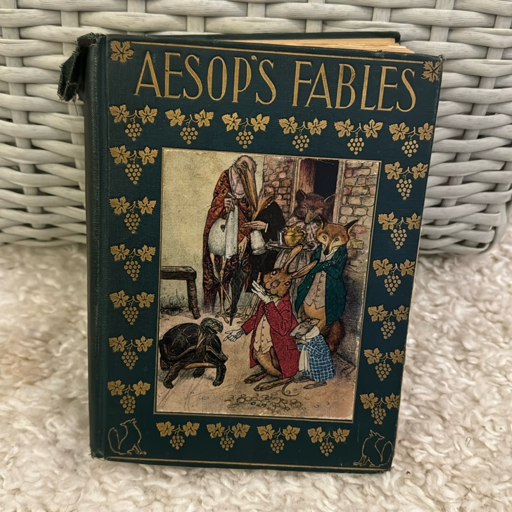 AESOP'S FABLES, hardcover, 1913